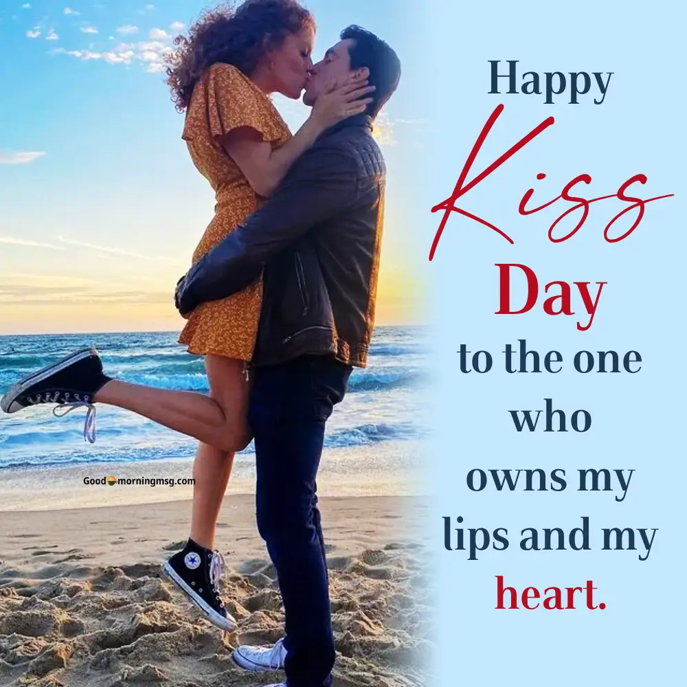 Couple Happy Kiss Day