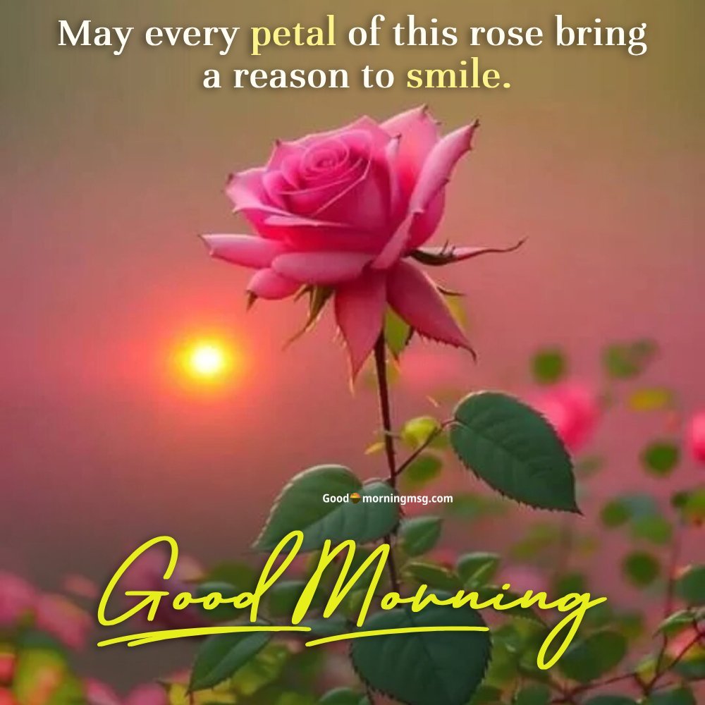 Gm Rose Wishes I Goodmorningmsg