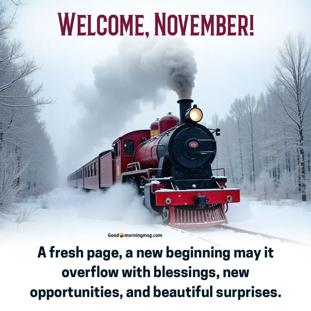 Happy November Month Wishes