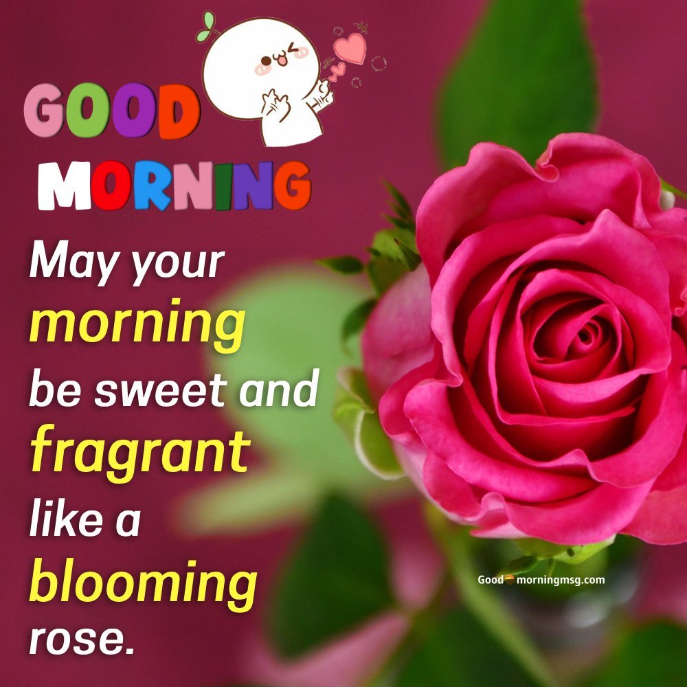 Love Good Morning Rose Flower I Goodmorningmsg