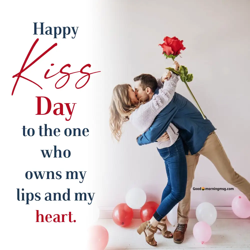 Romantic Girlfriend Kiss Day Images