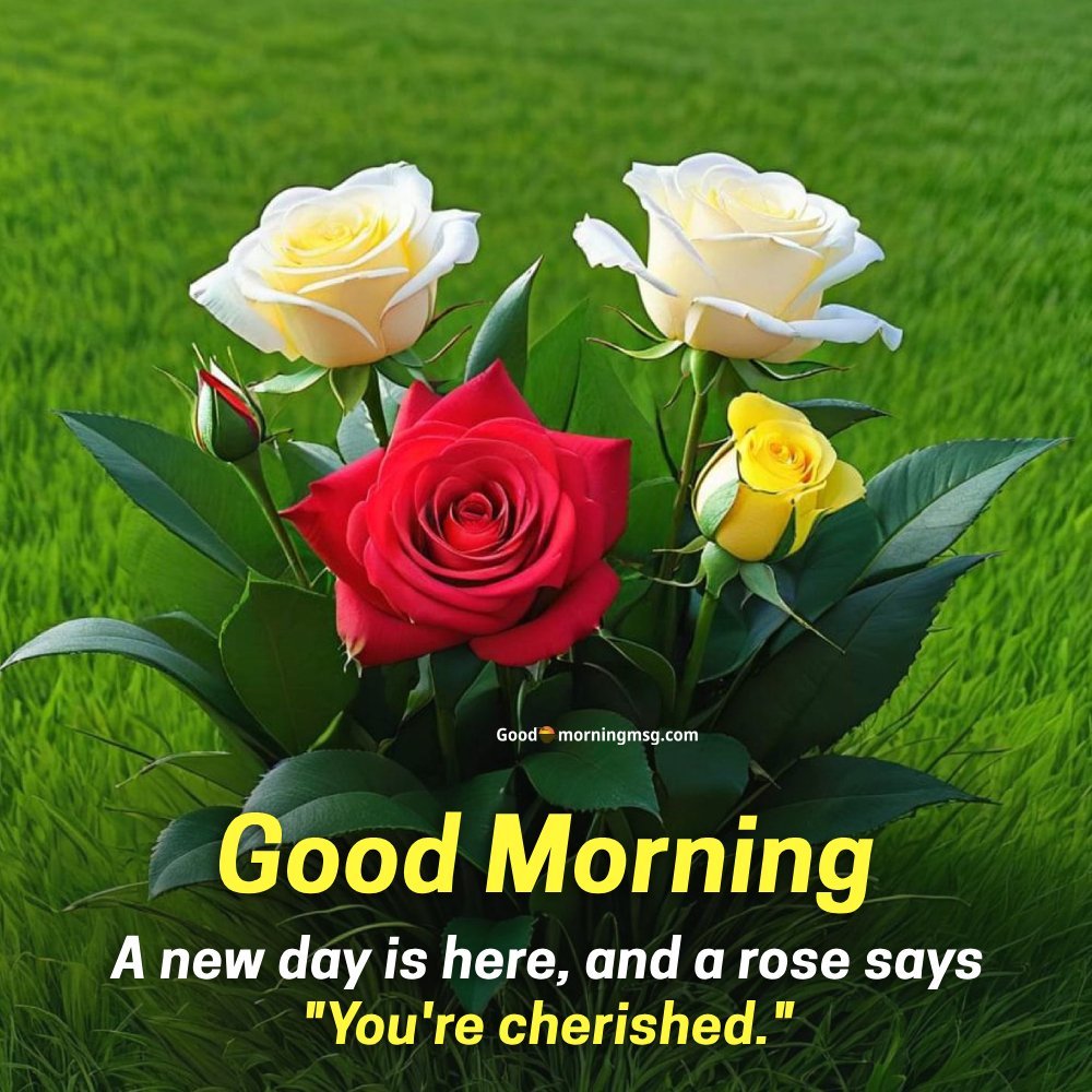 Romantic Good Morning Red Rose I Goodmorningmsg