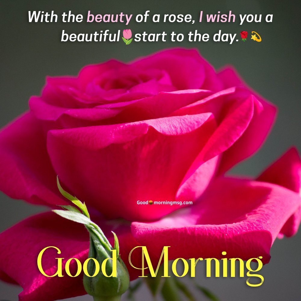 Special Red Rose Good Morning Images I Goodmorningmsg