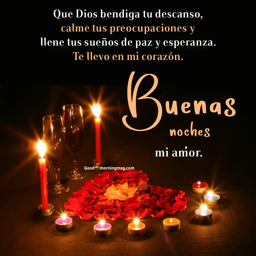 Buenas Noches Dulces Sueños Mi Amor
