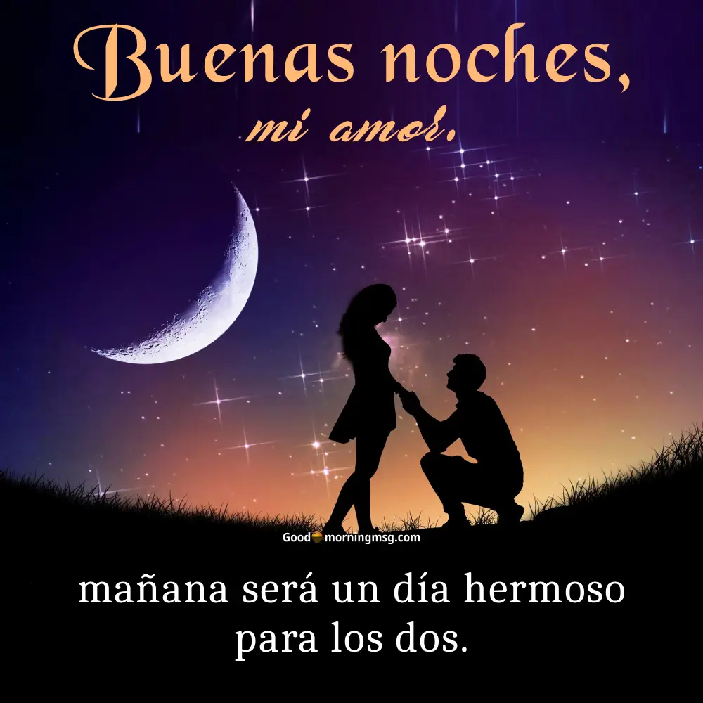 Buenas Noches, Mi Amor In English