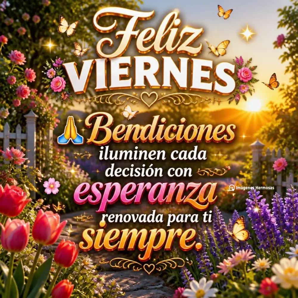 Feliz Viernes Dios Te Bendiga