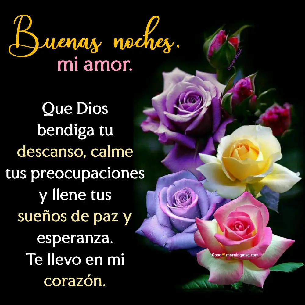 Que Descansen Buenas Noches Familia Bendiciones