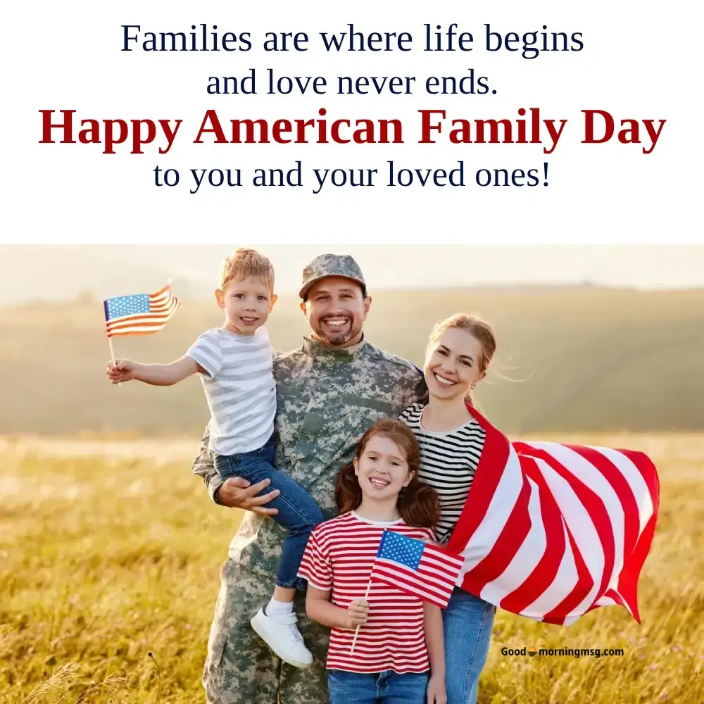 American Family Day 2025 I Goodmorningmsg