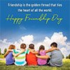 August 3 International Friendship Day Quotes And Poster