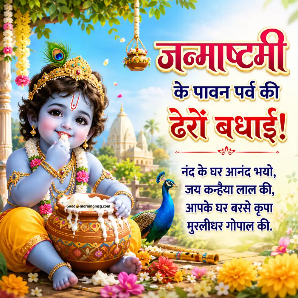 Beautiful Krishna Janmashtami Images