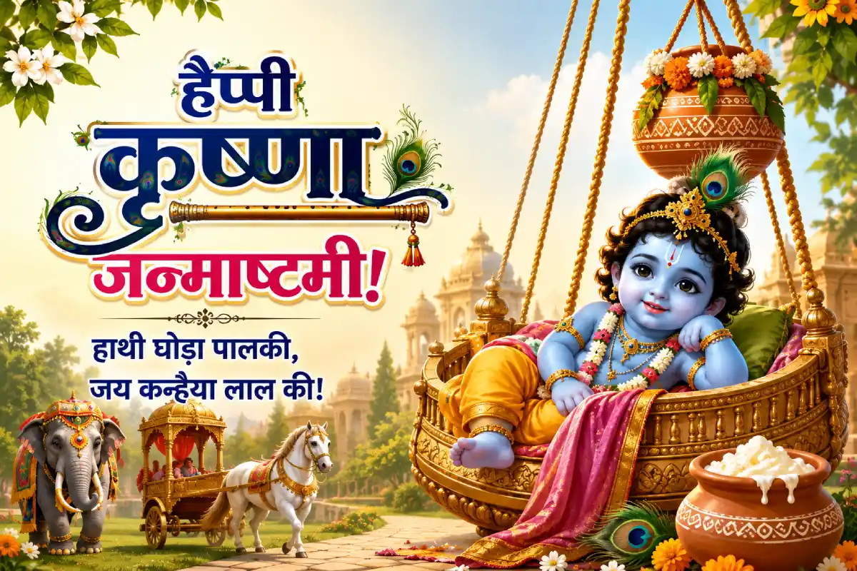 Cute Krishna Janmashtami Images Hd