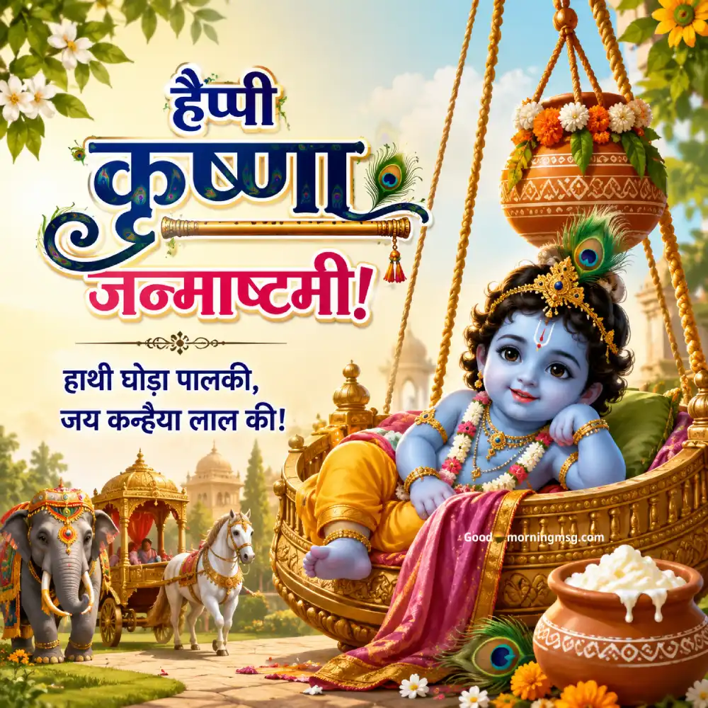 Cute Krishna Janmashtami Images