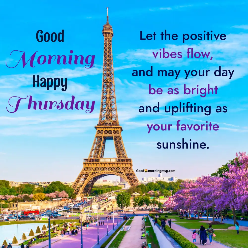 Good Morning Thursday Orange Flowers