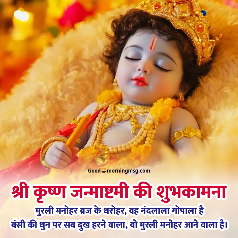 Happy Janmashtami In Hindi Text