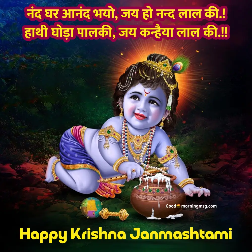 Happy Janmashtami Png