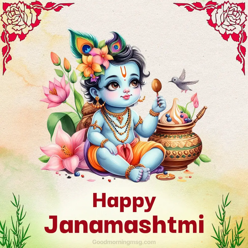Happy Janmashtami Poster