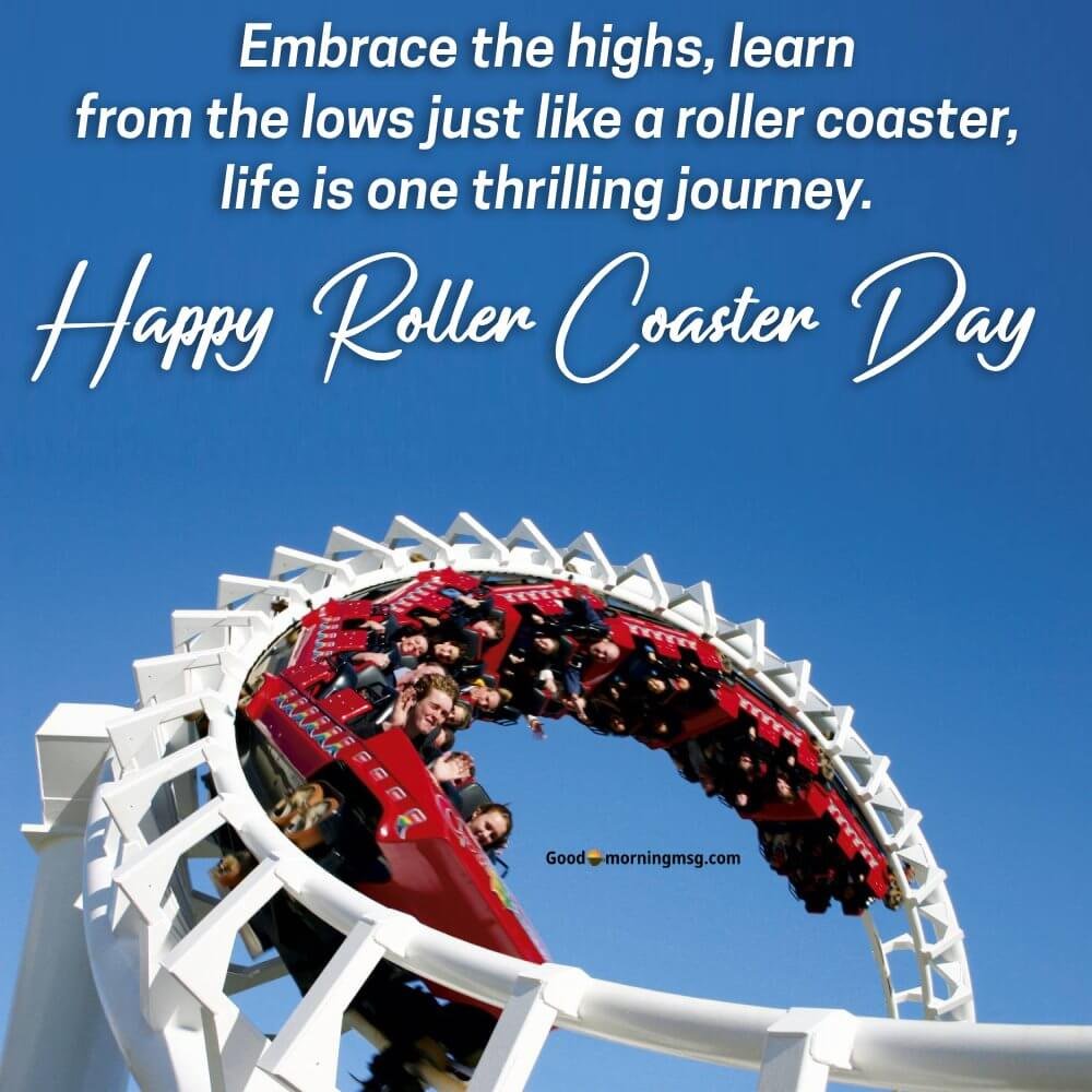 Happy Roller Coaster Day Quotes