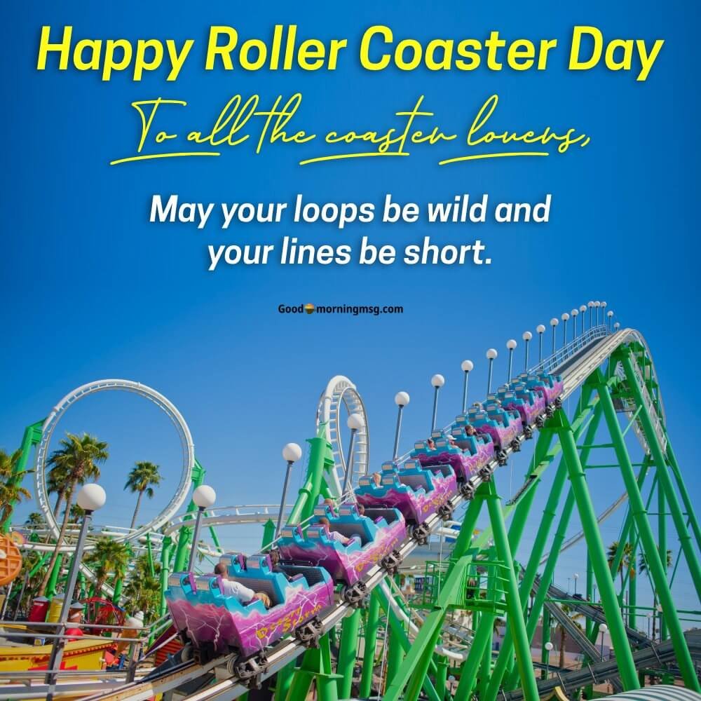 Roller Coaster Day Quotes Short