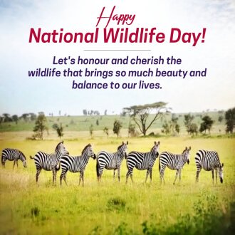 September 4 National Wildlife Day Wishes Quotes And Poster