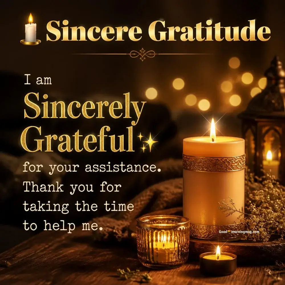 Appreciation Message