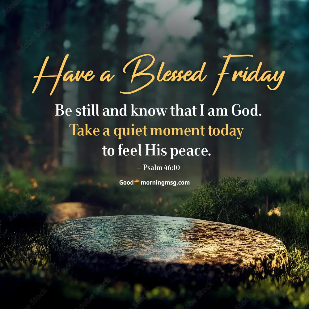 Friday Bible Quote Blessings I Goodmorningmsg
