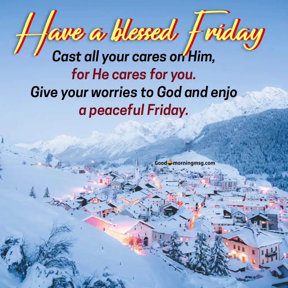 Good Morning Bible Verse Friday Blessings