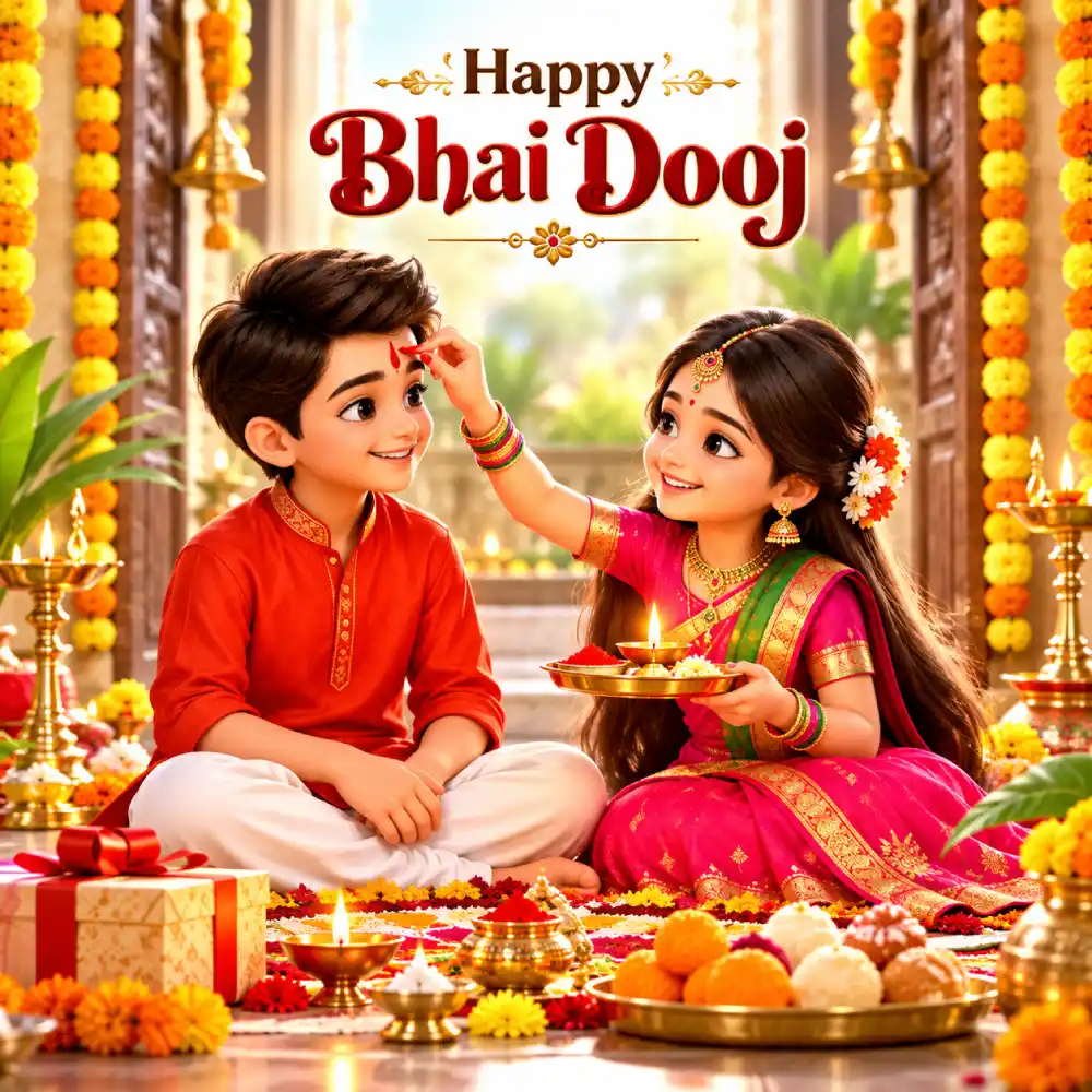 Happy Bhai Dooj In Hindi
