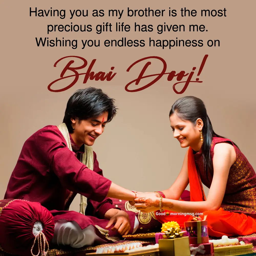 Happy Bhai Dooj Wishes For Brother
