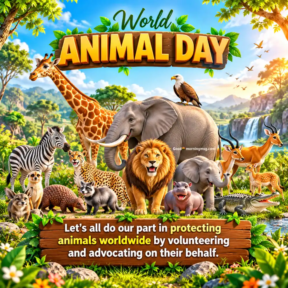 Happy World Animal Day Quotes
