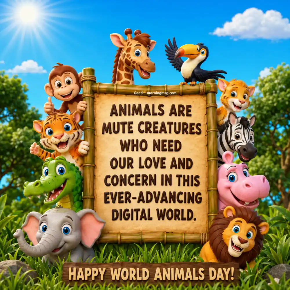 World Animal Day Posters