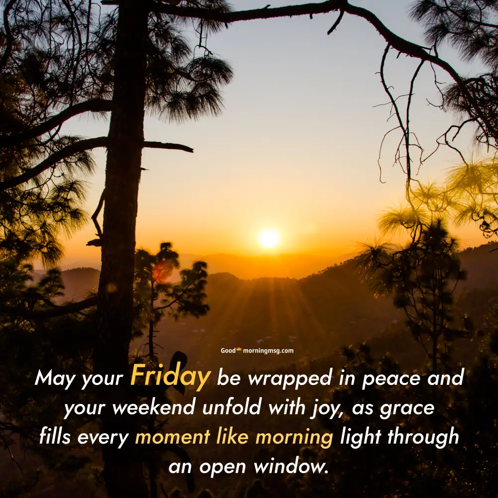 Good Morning Blessing For Friday