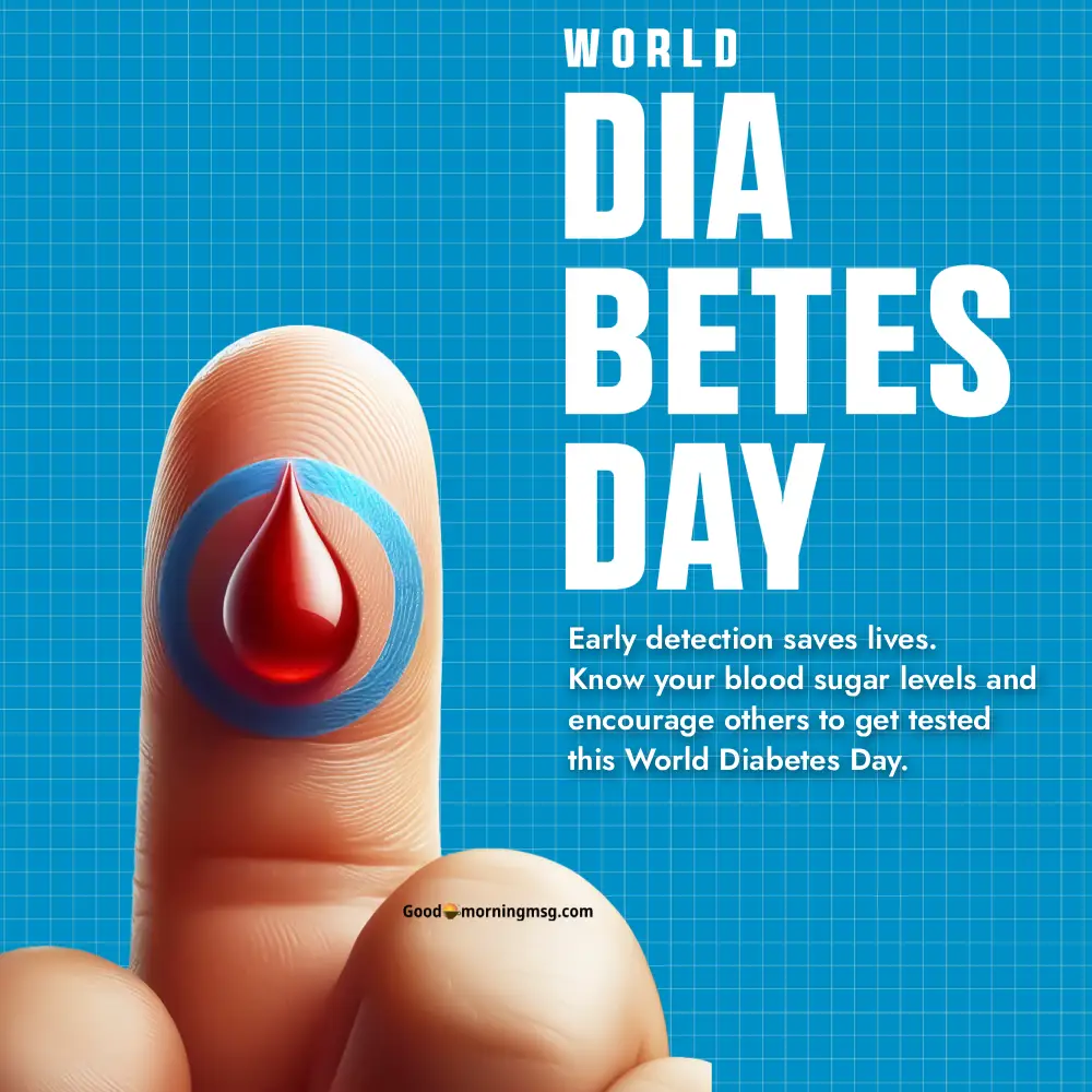 World Diabetes Day Poster I Goodmorningmsg