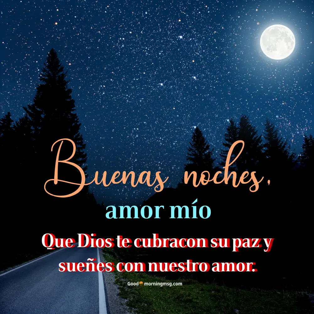 Tierno Buenas Noches Amor