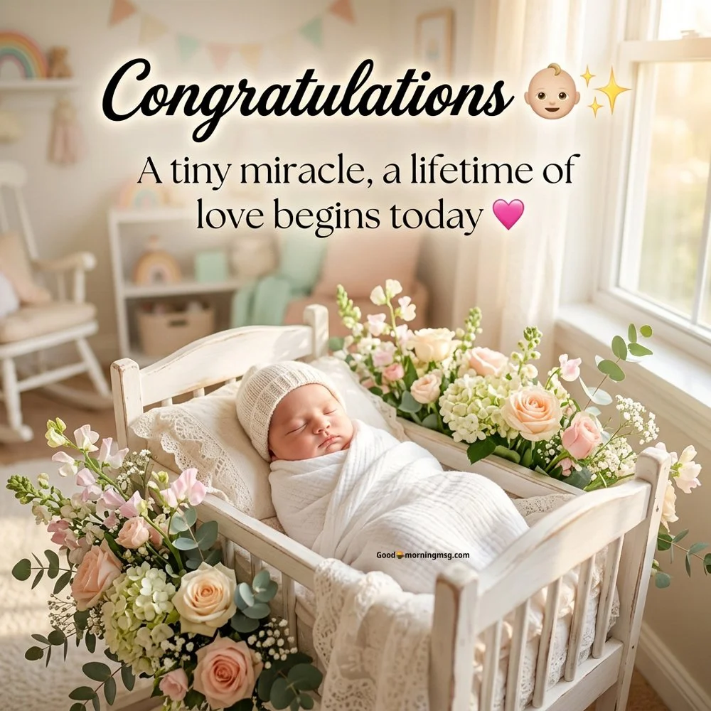 Blessed New Baby Boy Wishes Congratulations