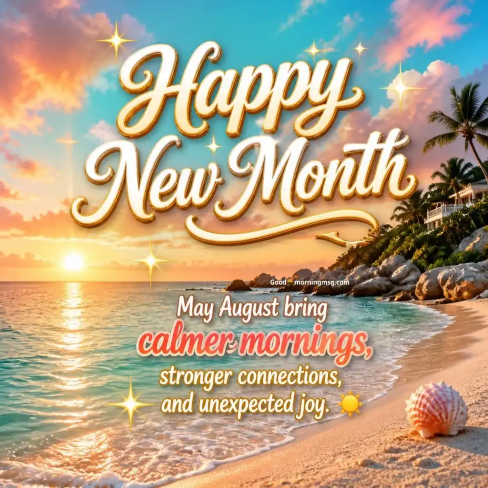 Happy New Month Of August