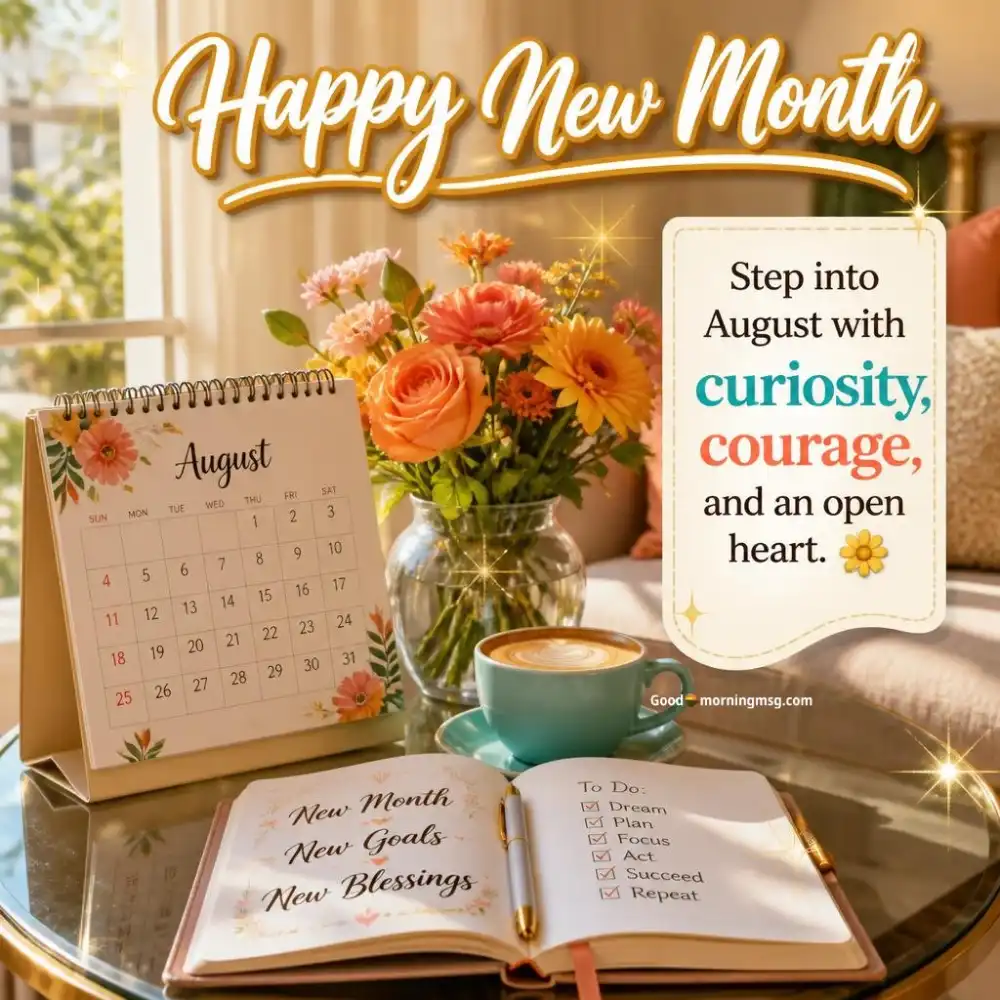 New Month August Blessings