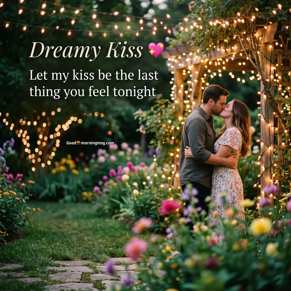 Romantic Kiss Good Night My Love