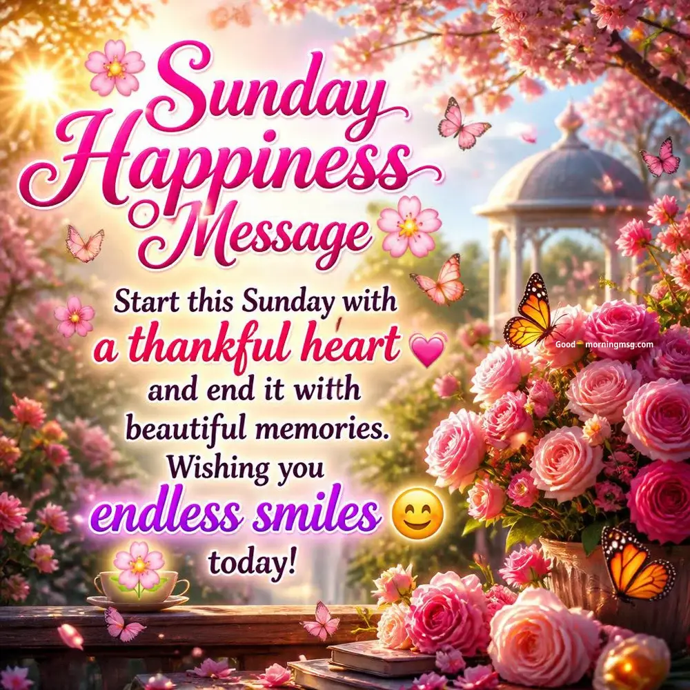 Beautiful Good Morning Sunday Blessings