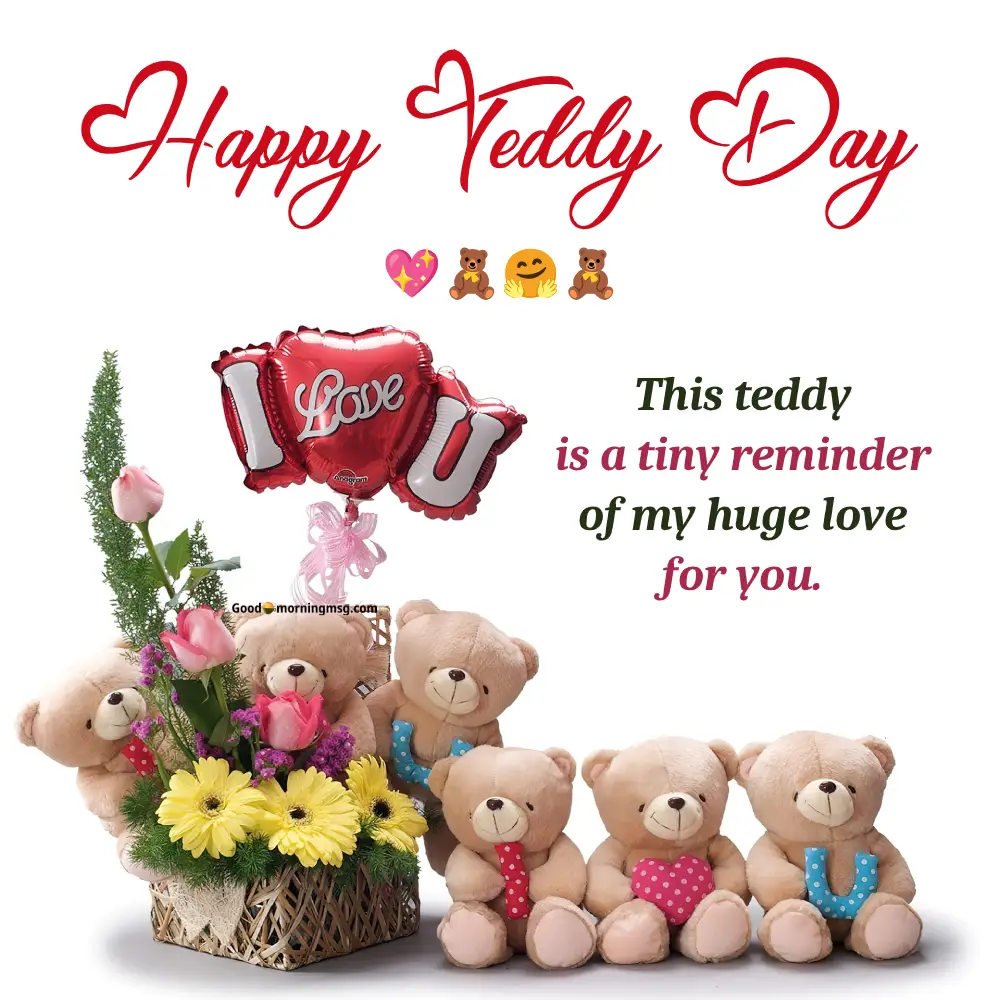 Beautiful Happy Teddy Day My Love