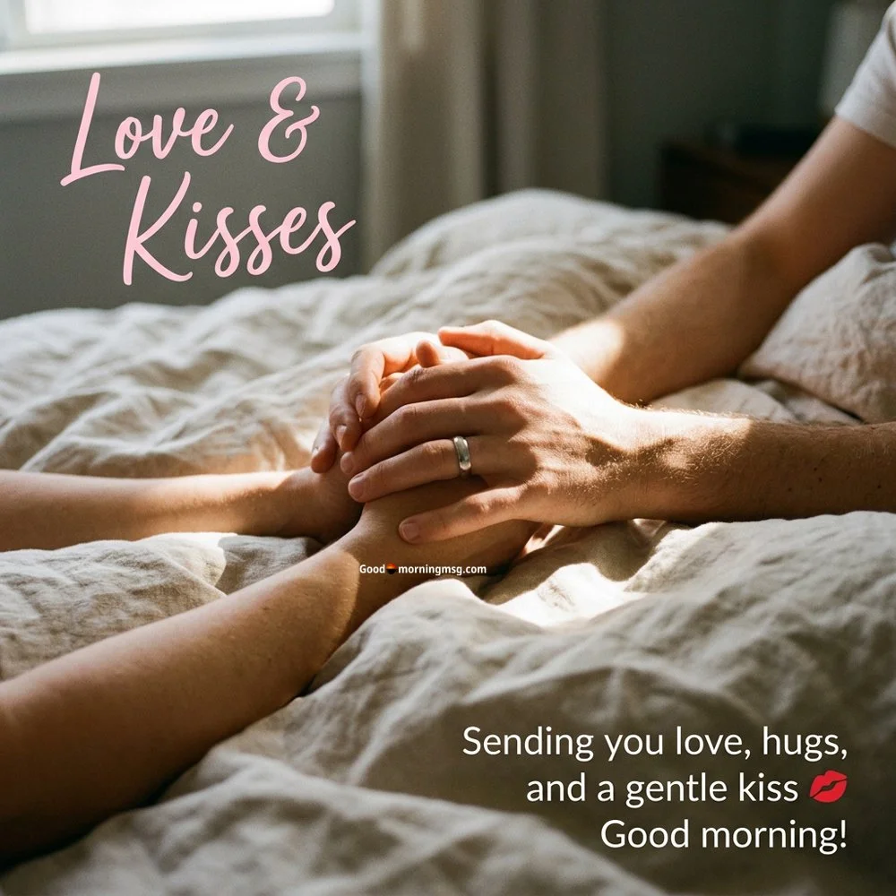 Bed Good Morning Love Kiss