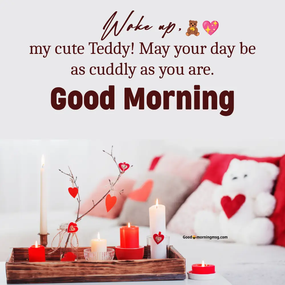 Coffee Good Morning Teddy Bear