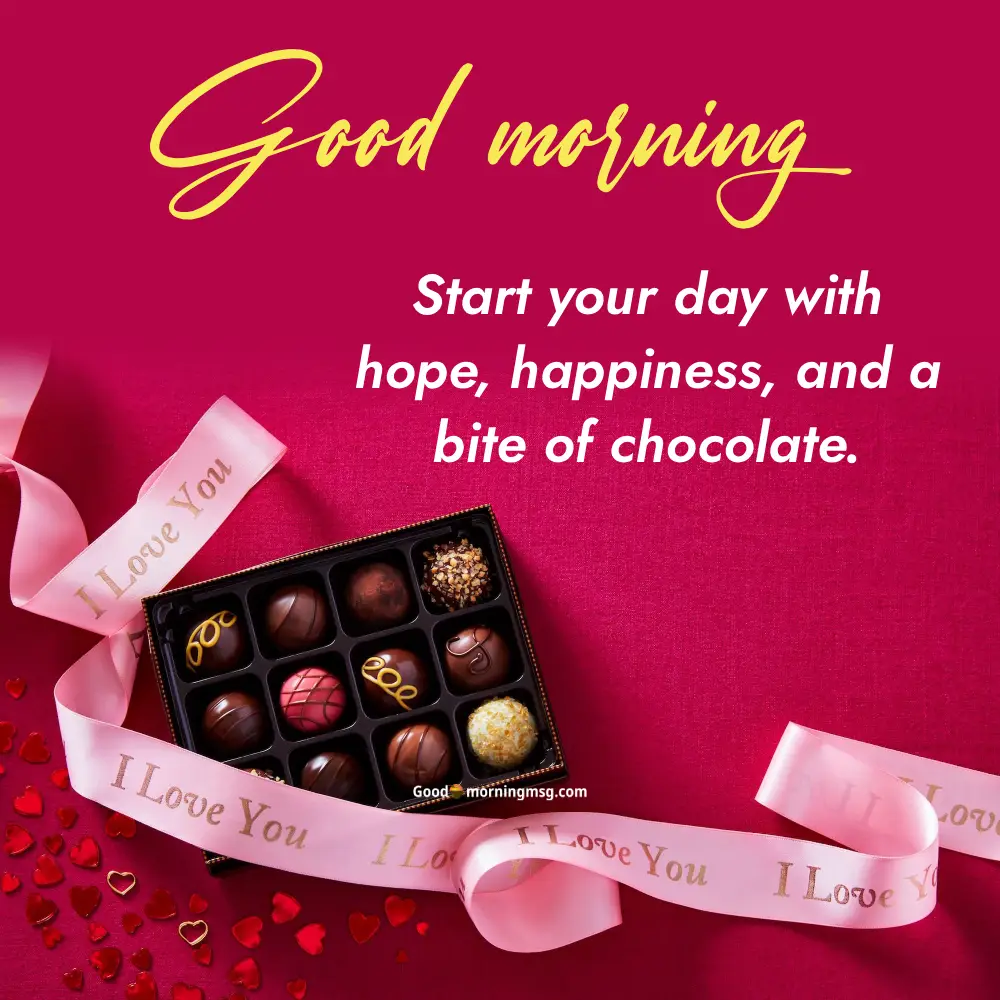 Good Morning Chocolate Quotes