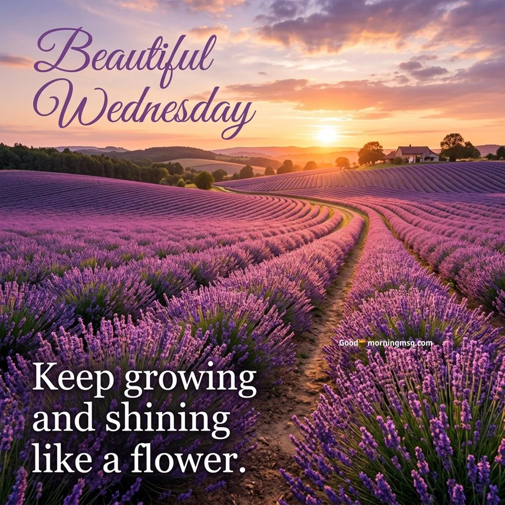 Good Morning Happy Wednesday Flowers