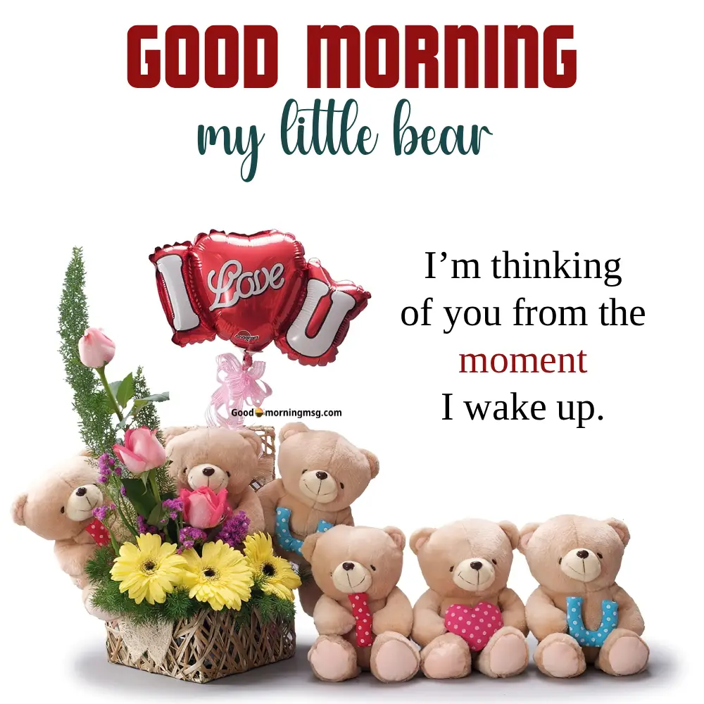 Good Morning Teddy Images