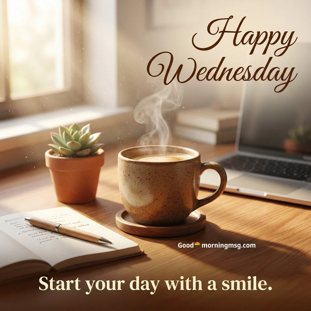 Good Morning Wednesday Green
