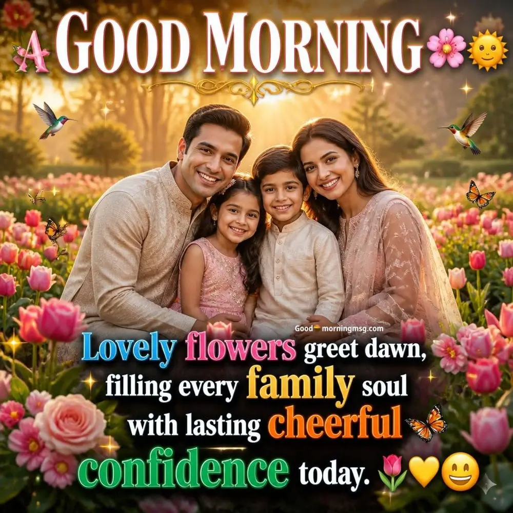 Morning Quotes With Flowers