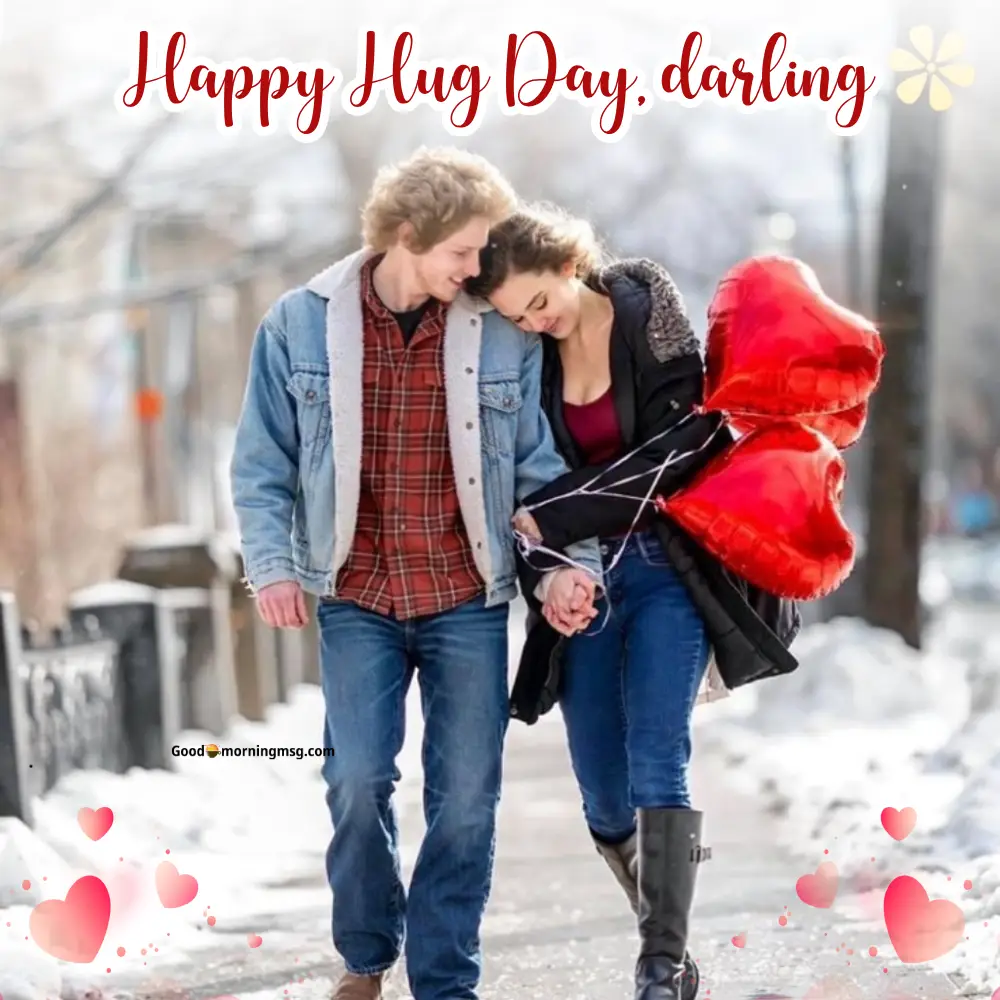 Romantic Happy Hug Day