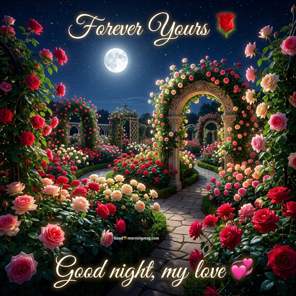 Romantic Lover Good Night Kiss