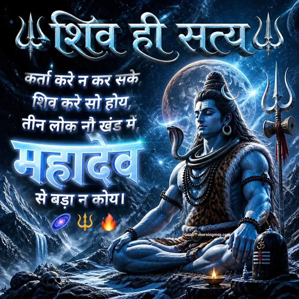 Shiv Good Morning Images