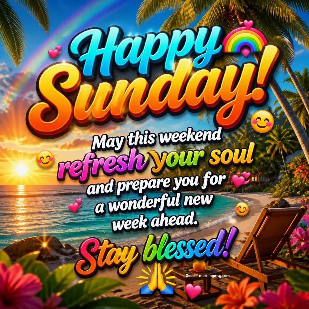 Special Beautiful Good Morning Sunday